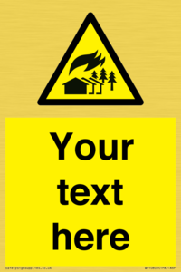 Custom Warning: Large scale fire zone